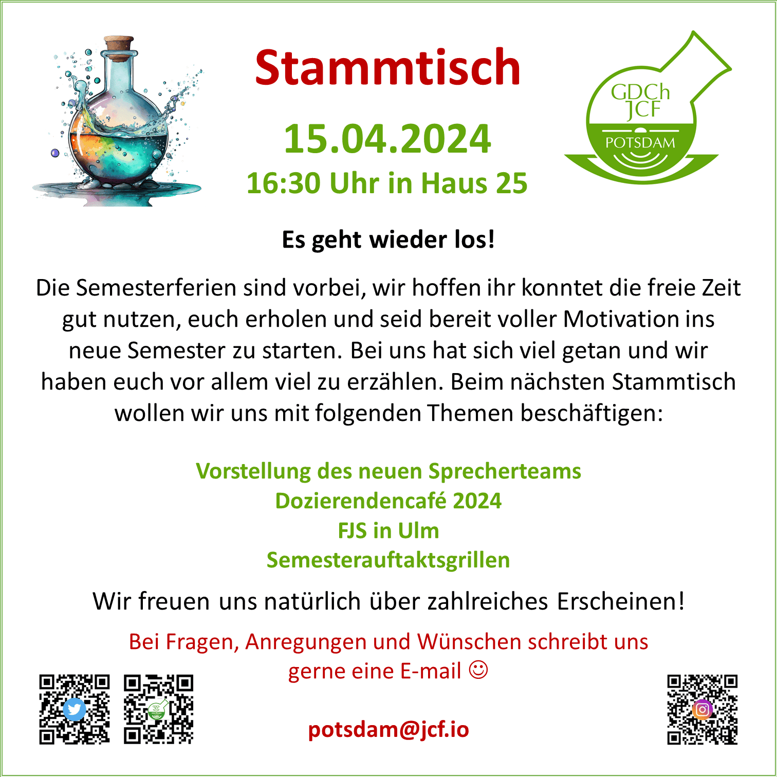 Stammtisch April