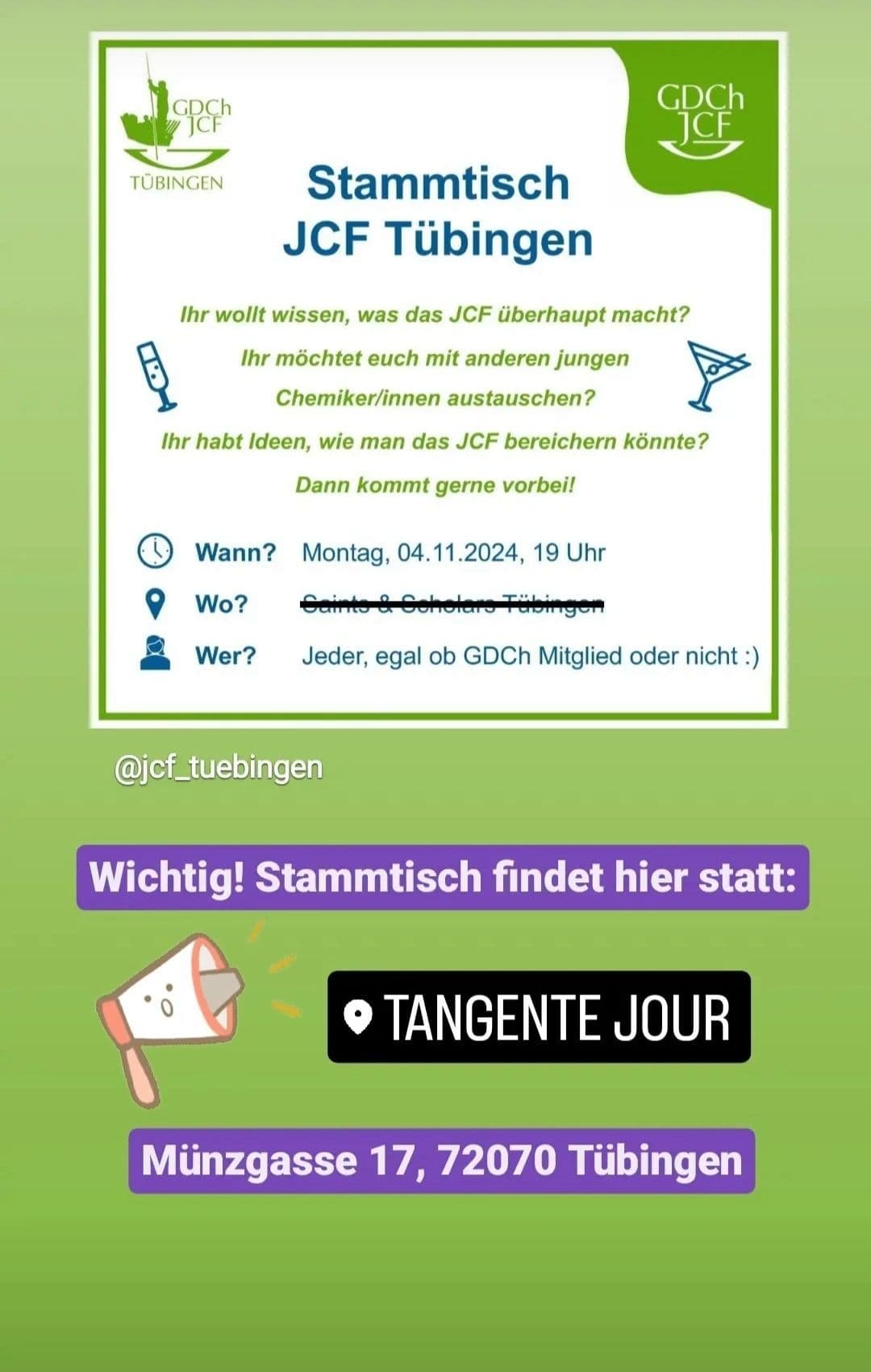 JCF Tübingen Stammtisch