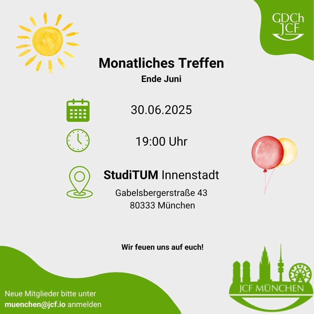Monatliches Treffen JCF München