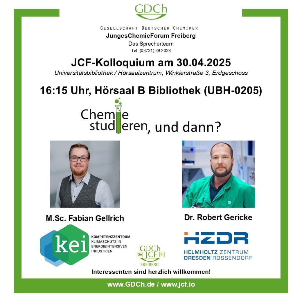 "Chemie studieren, und dann?"