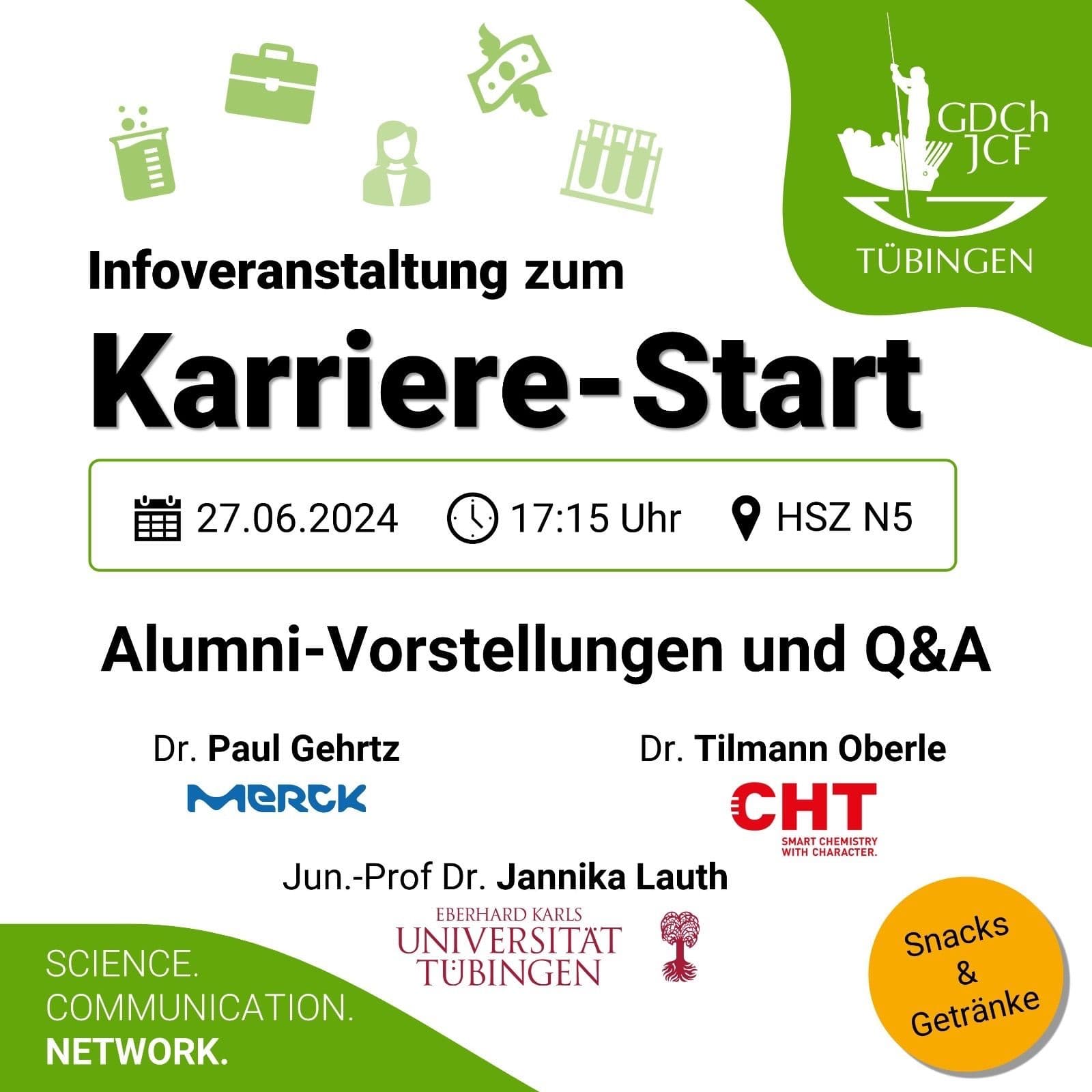 Infoveranstaltung zum Karriere-Start