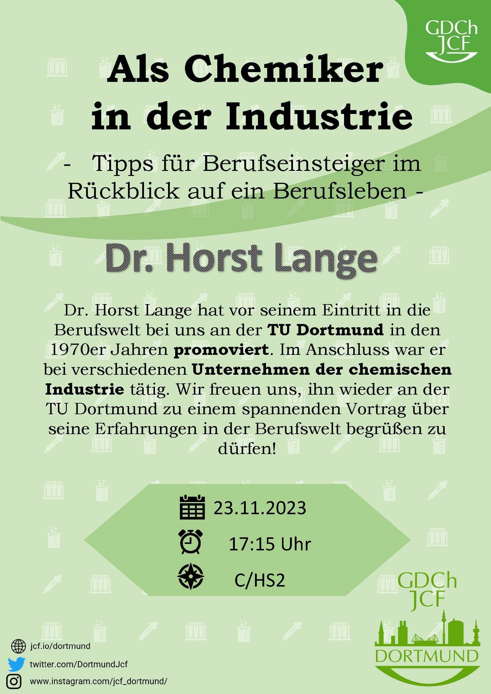 Als Chemikerin der Industrie