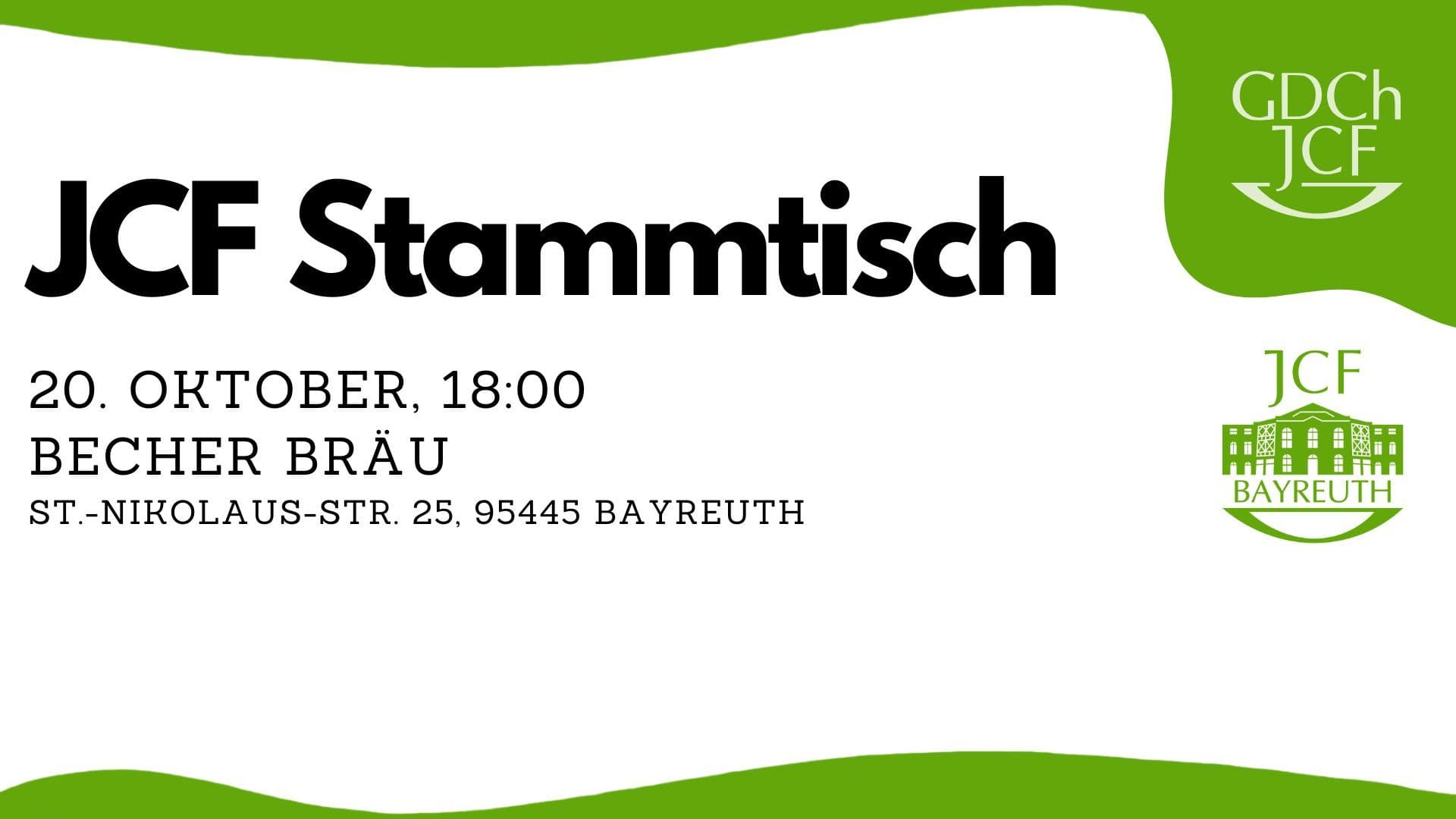 Stammtisch des JCF Bayreuth
