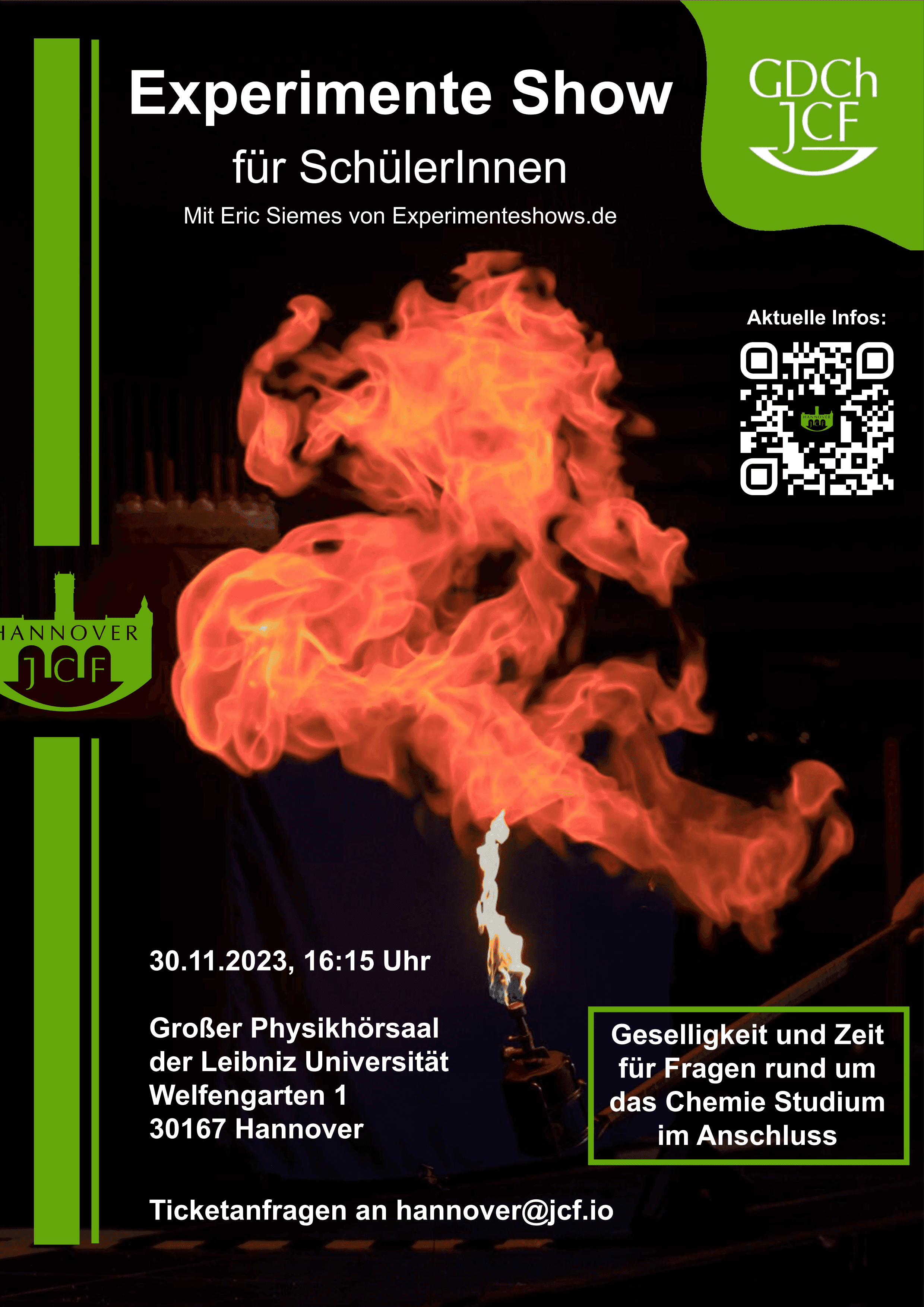 Experimenteshow für SchülerInnen