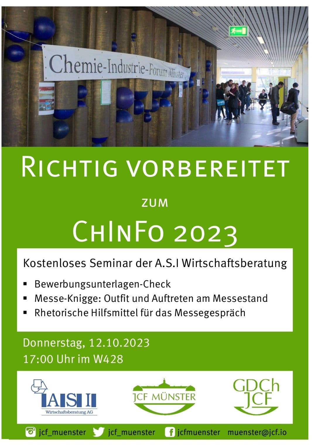 Richtig vorbereitet zum ChInFo 2023