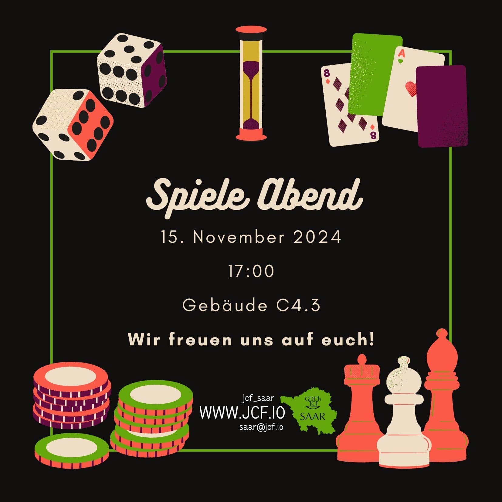 JCF-Saar Spiele Abend