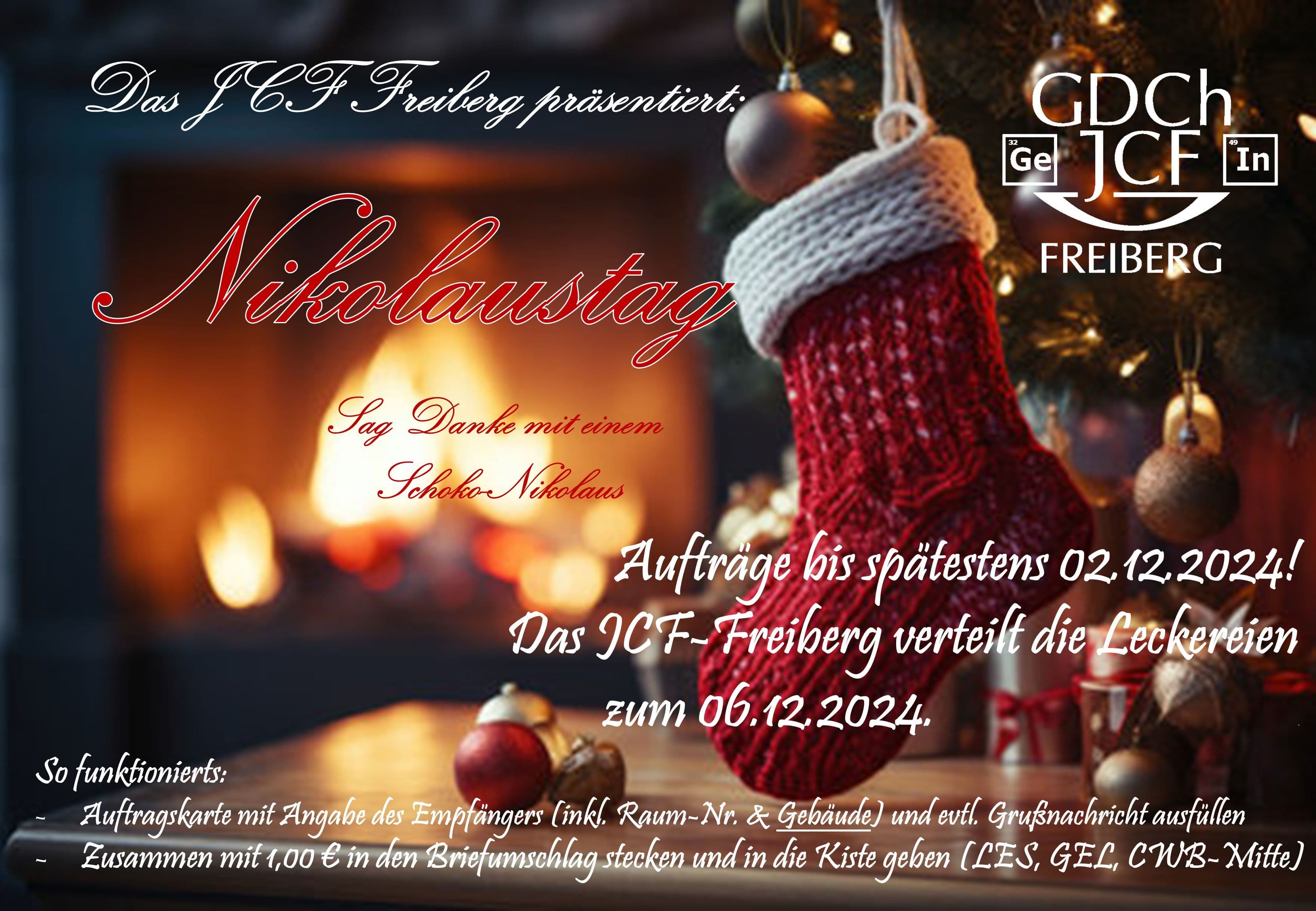 Nikolaus Dankeschön-Aktion vom JCF Freiberg