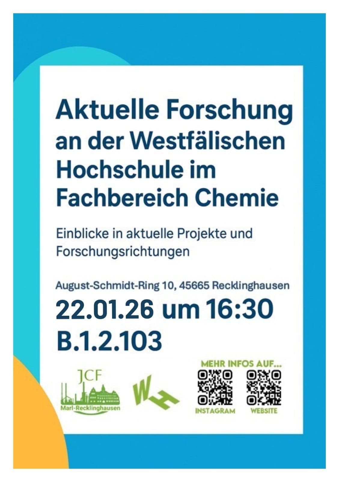 Aktuelle Forschung an der Westfälischen Hochschuhle im Fachbereich Chemie