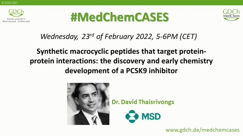 Synthetic macrocyclic peptides that target protein-protein interactions: the discovery and early chemistry development of a PCSK9 inhibitor