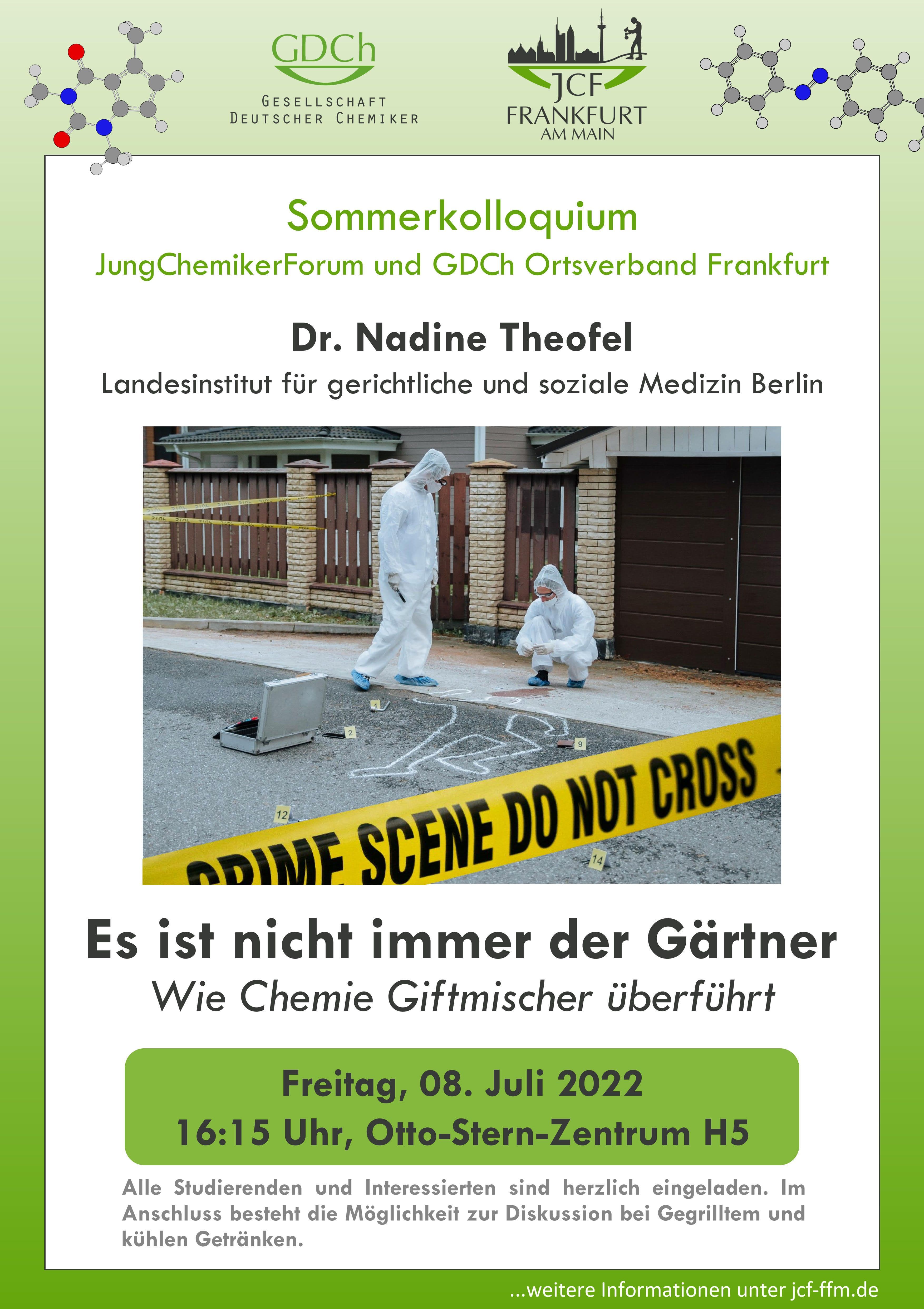 Sommerkolloquium des JCF und OV Frankfurt