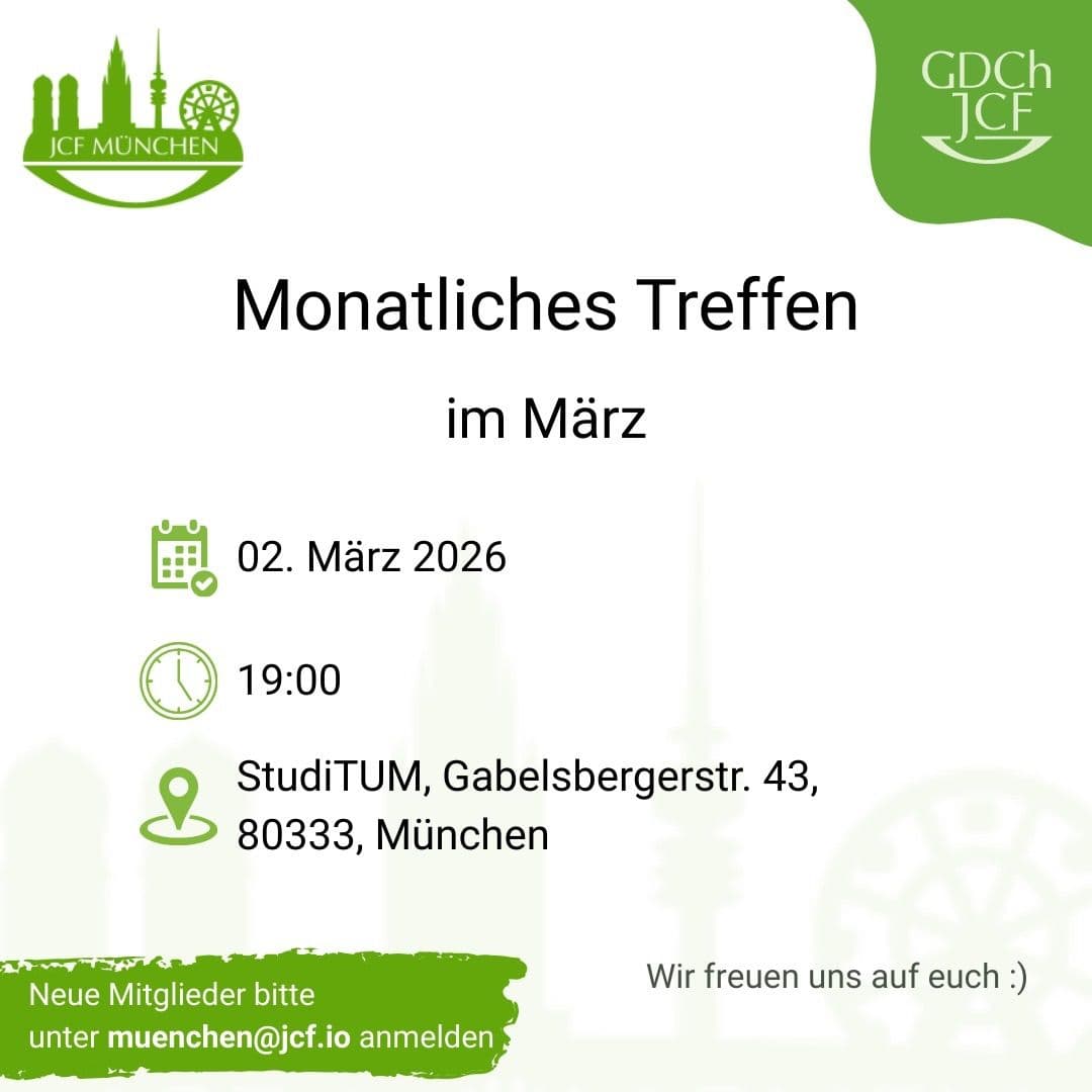 Monatliches JCF Treffen