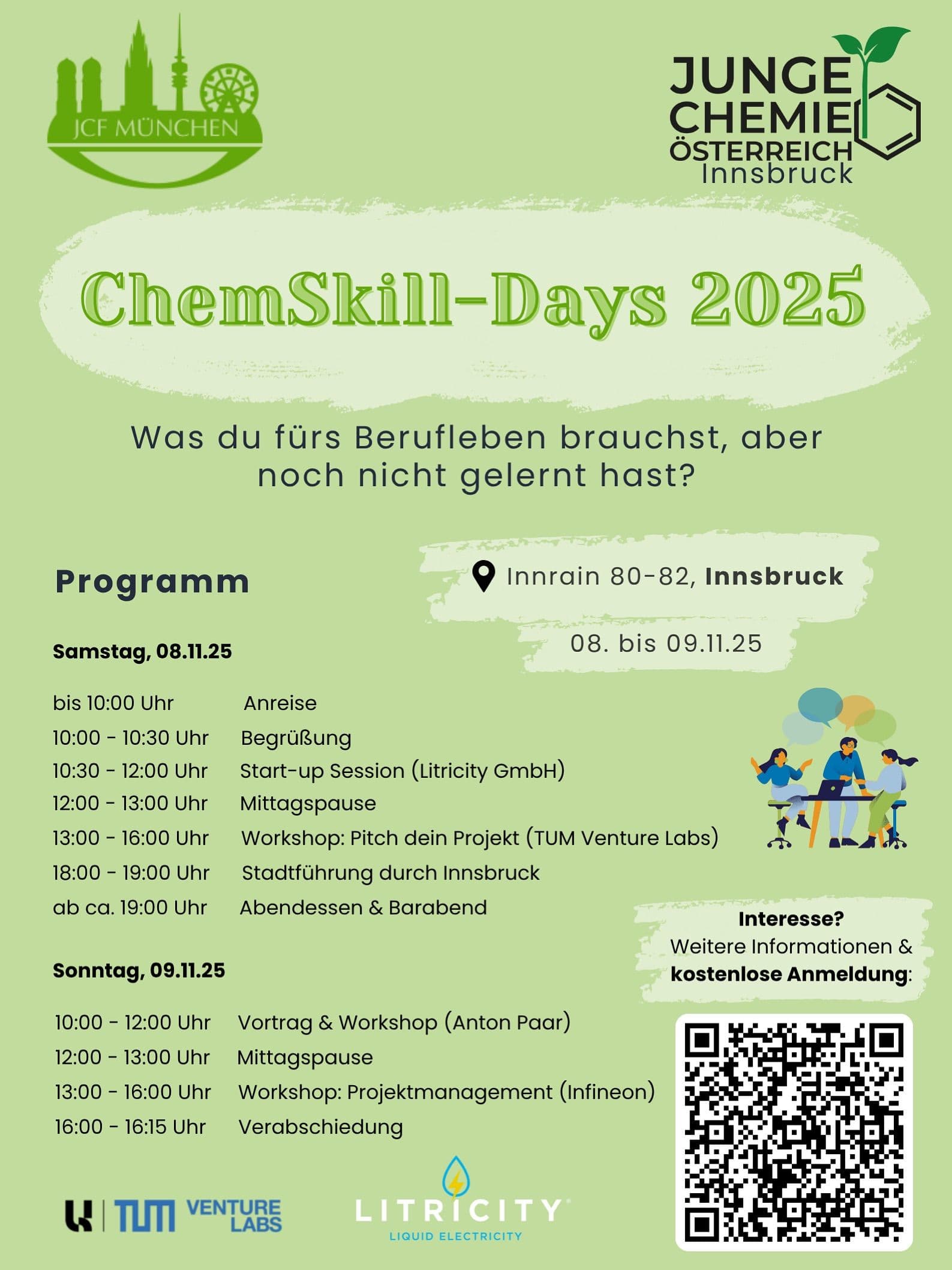 ChemSkill-Days 2025 - Innsbruck, 08.-09. November!