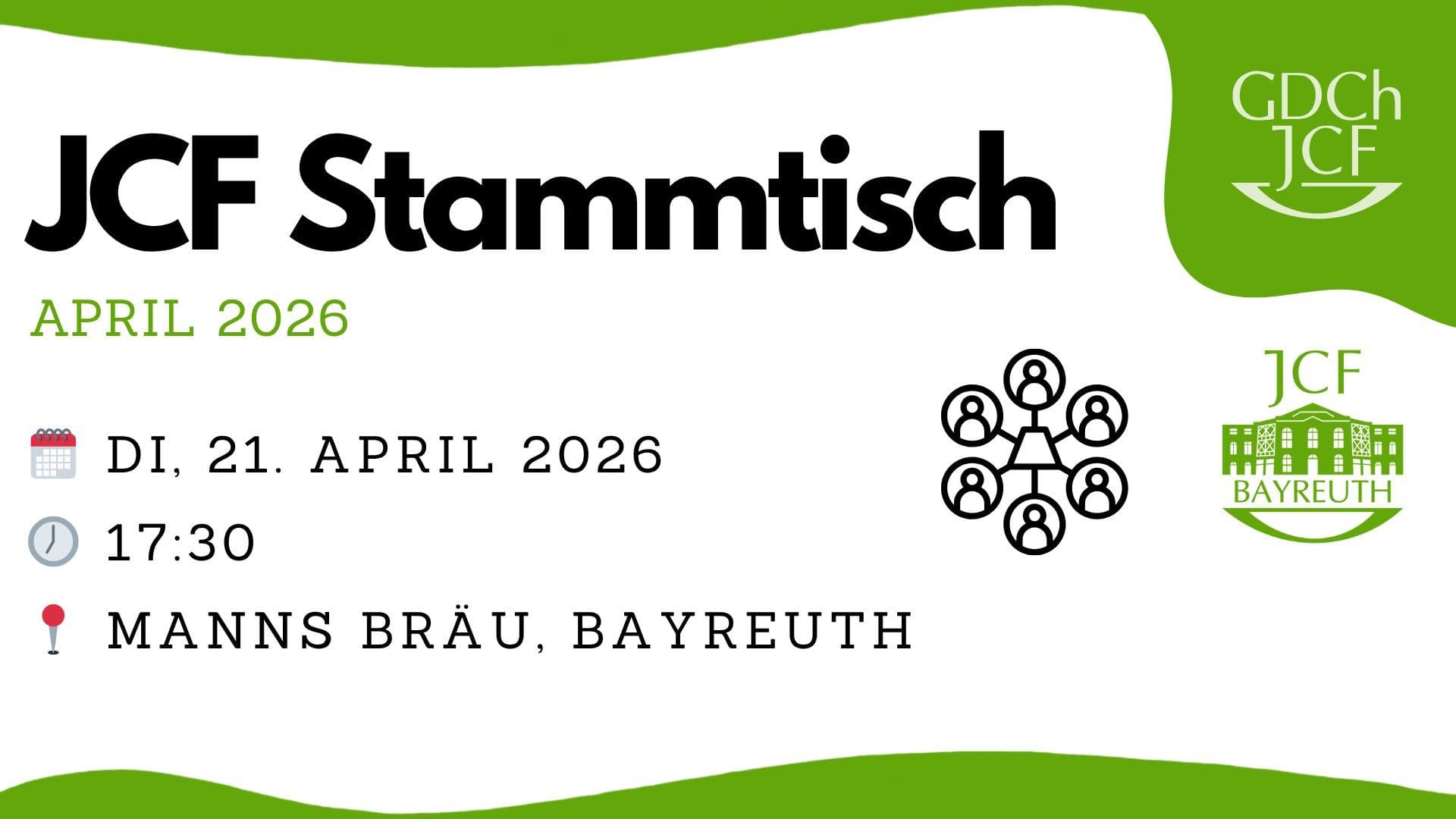 Stammtisch JCF Bayreuth 21.04.2026 17:30 Uhr